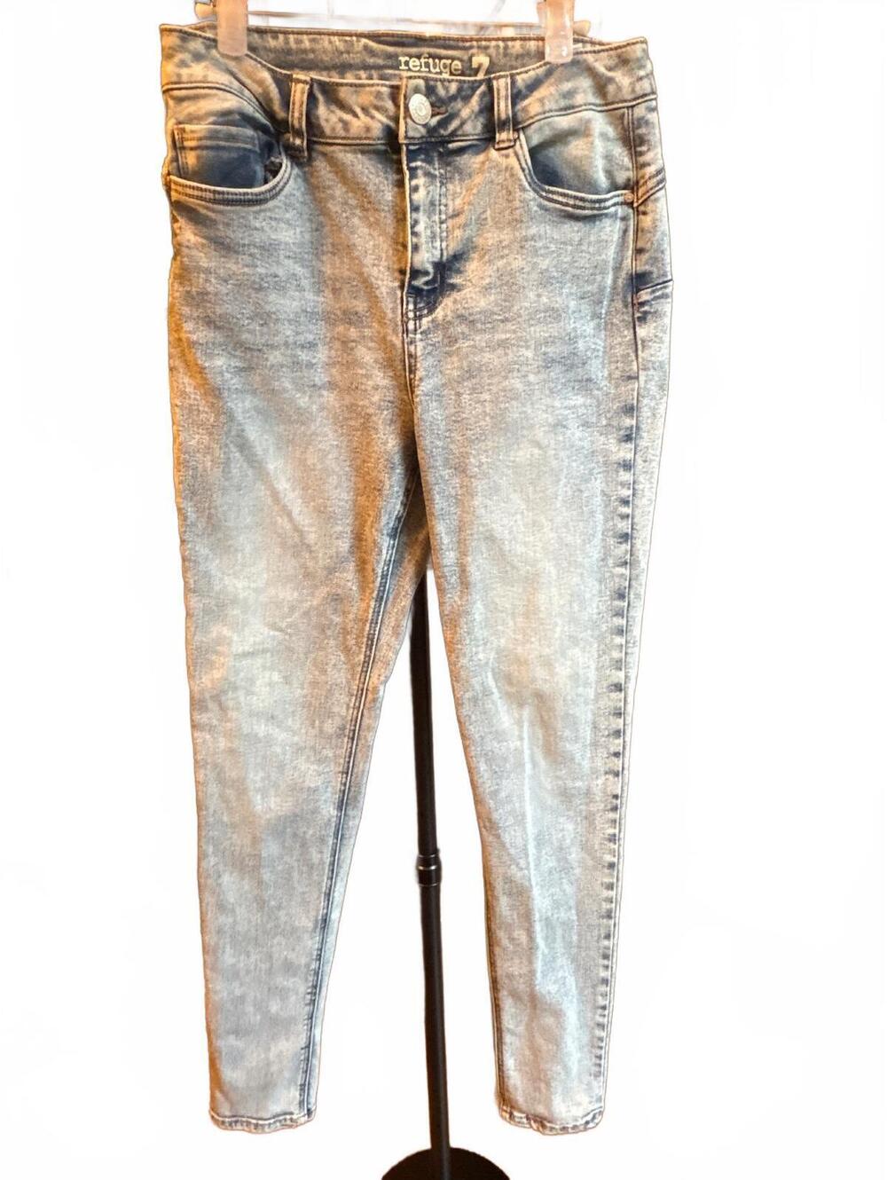 Refuge Acid Wash Toothpick Jeans